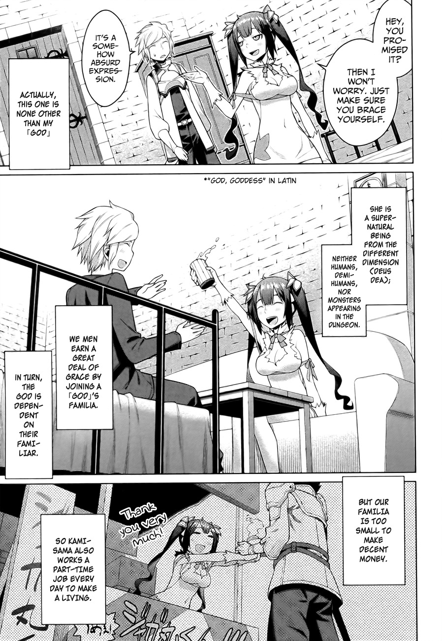 Dungeon ni Deai o Motomeru no wa Machigatte Iru Darou ka Chapter 1 page 30 - Chapter 1: The World, Reality and Admiration