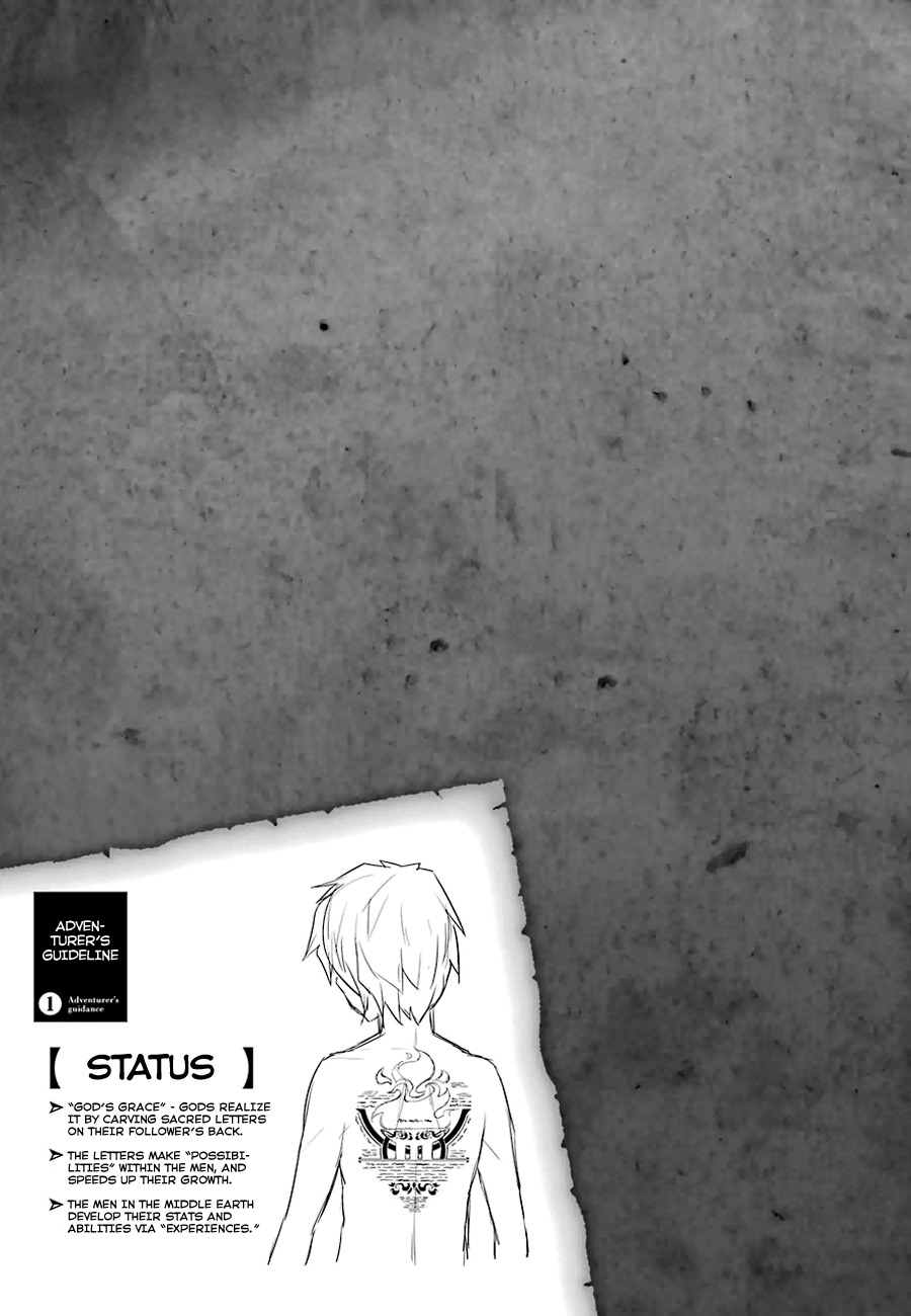 Dungeon ni Deai o Motomeru no wa Machigatte Iru Darou ka Chapter 1 page 40 - Chapter 1: The World, Reality and Admiration