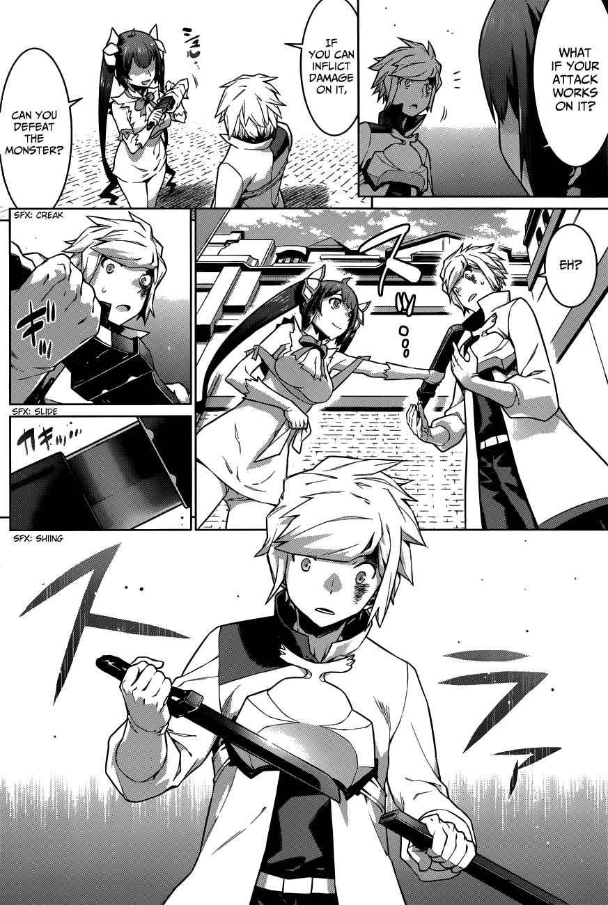 Dungeon ni Deai o Motomeru no wa Machigatte Iru Darou ka Chapter 11 page 21 - Chapter 11: The Goddess' Knife