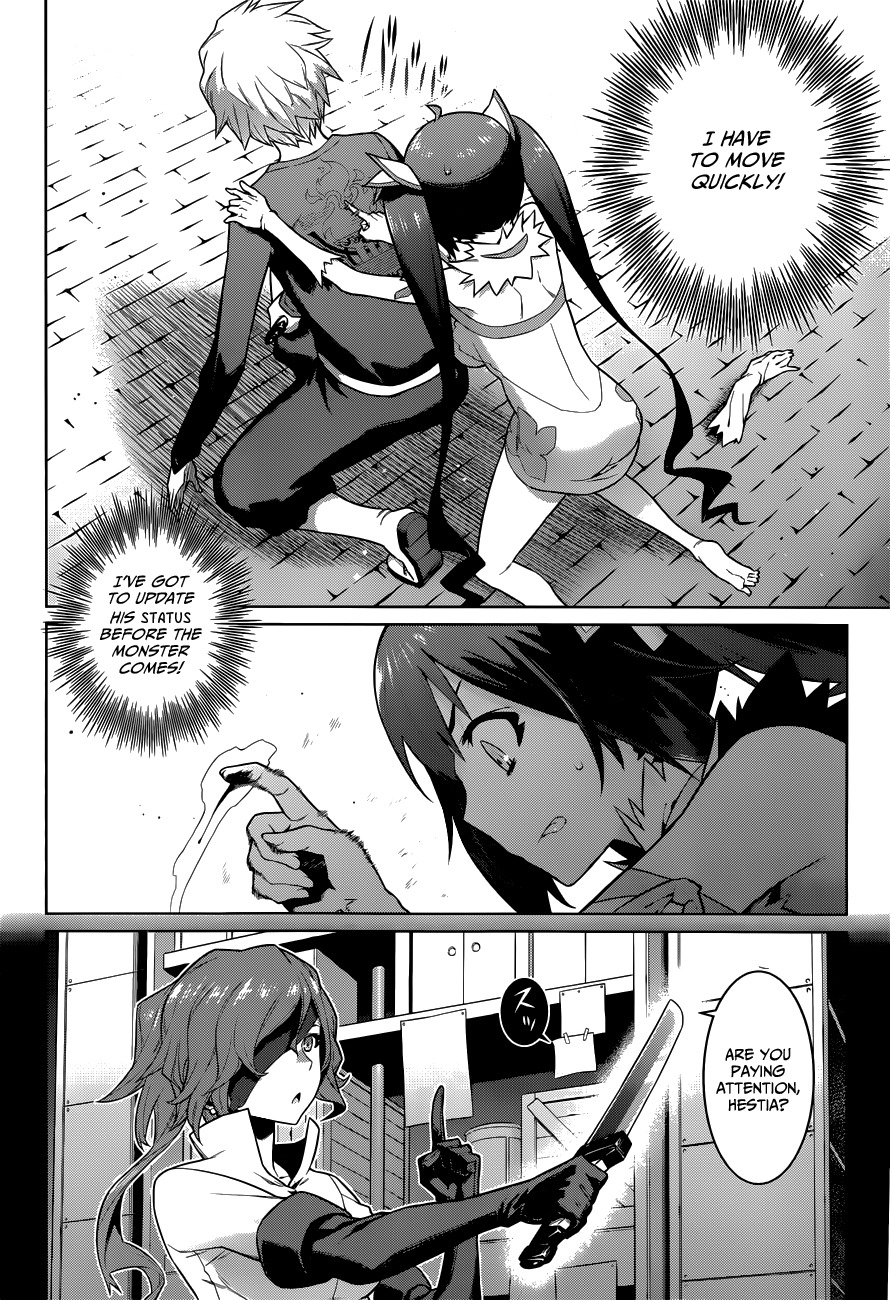 Dungeon ni Deai o Motomeru no wa Machigatte Iru Darou ka Chapter 12 page 4 - Chapter 12: Bump of Chicken