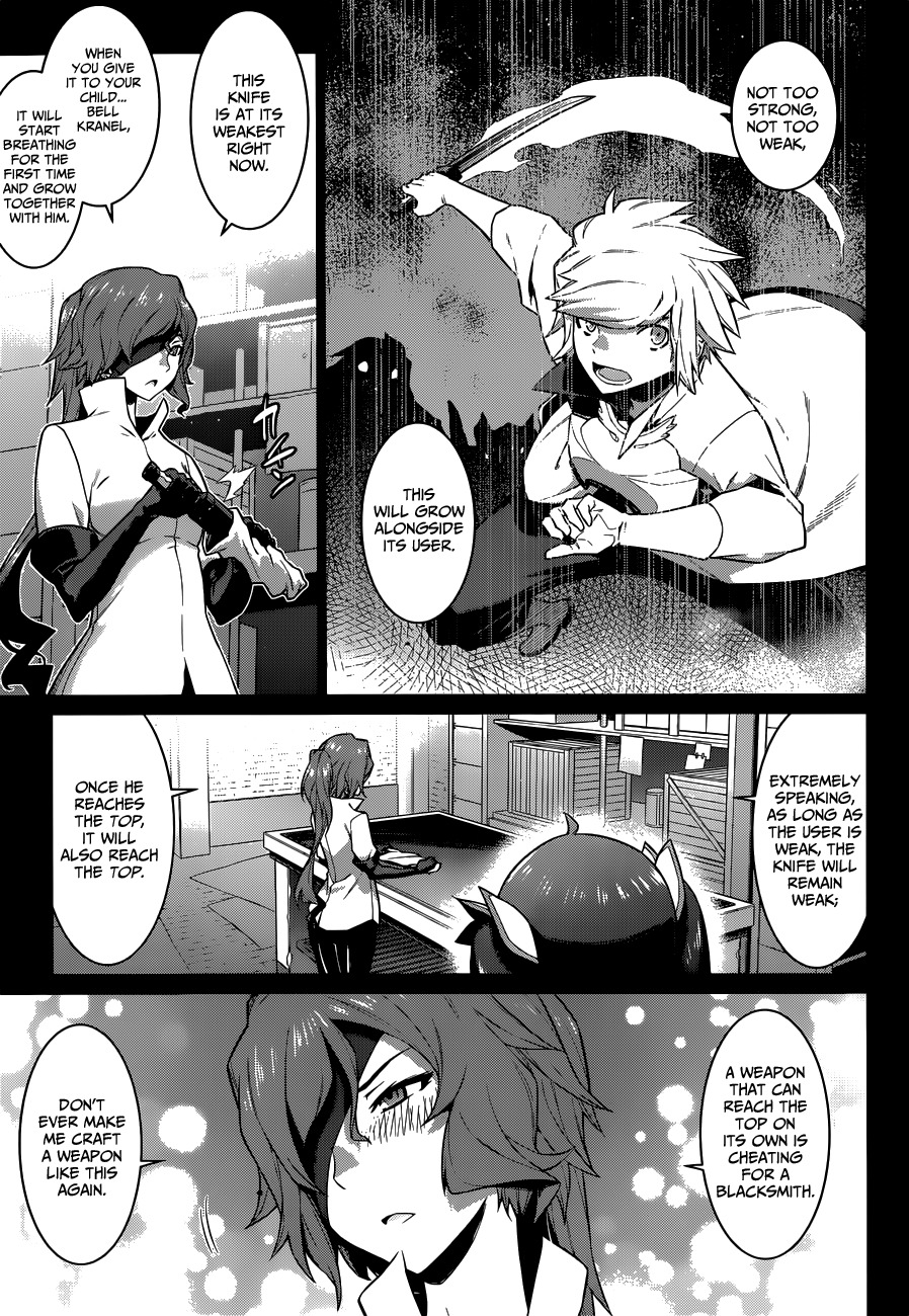 Dungeon ni Deai o Motomeru no wa Machigatte Iru Darou ka Chapter 12 page 6 - Chapter 12: Bump of Chicken