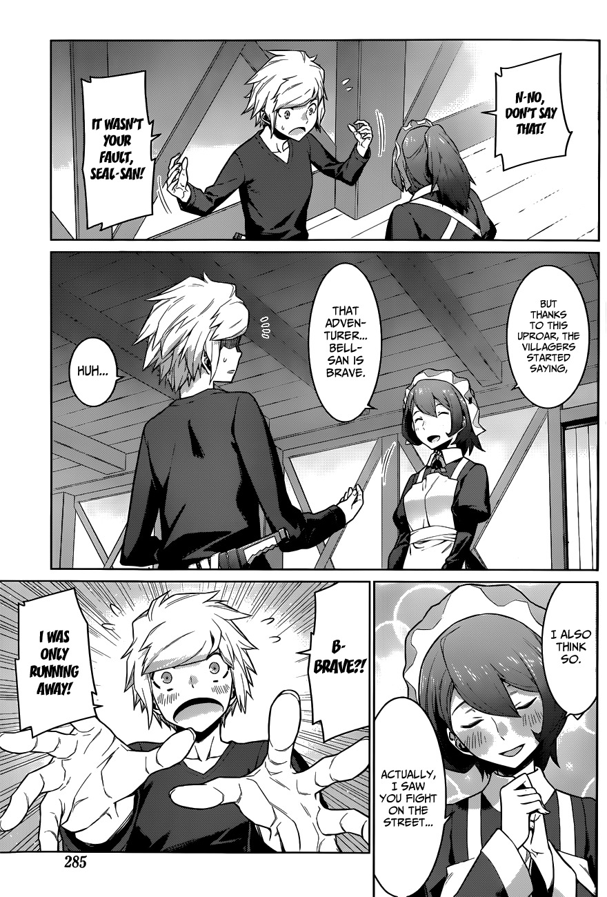Dungeon ni Deai o Motomeru no wa Machigatte Iru Darou ka Chapter 13 page 11 - Chapter 13: Sonorous Cry