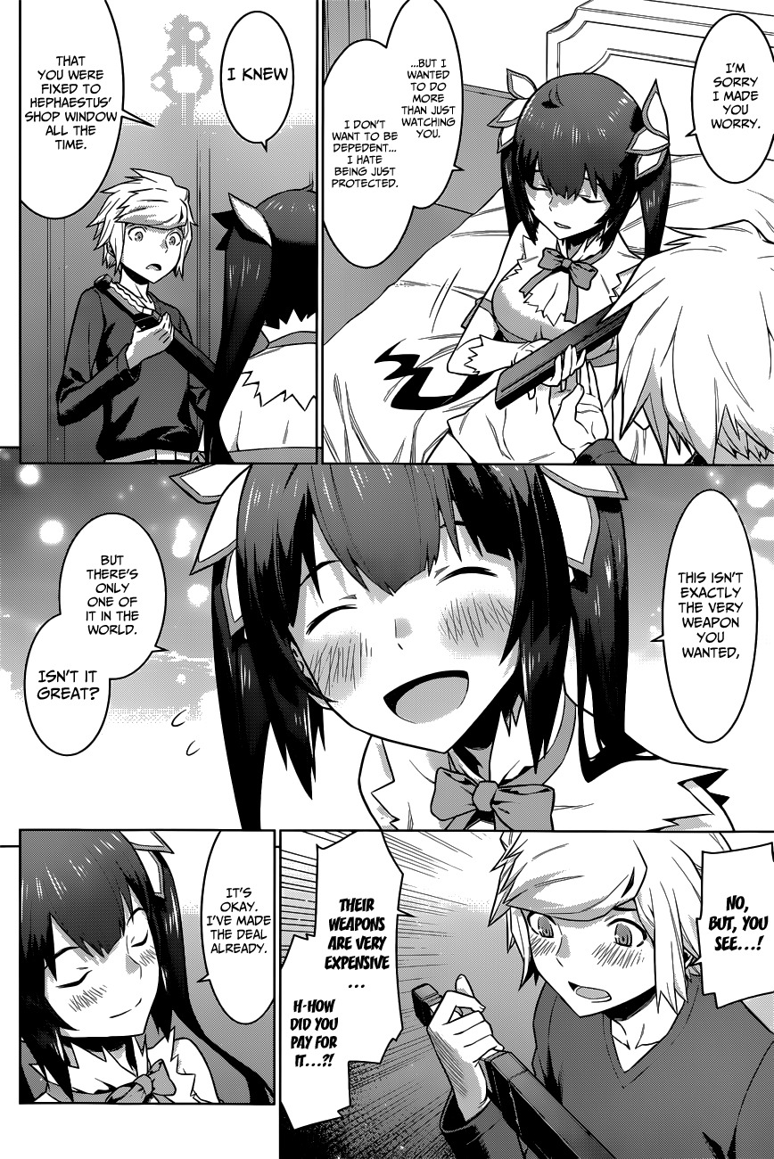Dungeon ni Deai o Motomeru no wa Machigatte Iru Darou ka Chapter 13 page 16 - Chapter 13: Sonorous Cry