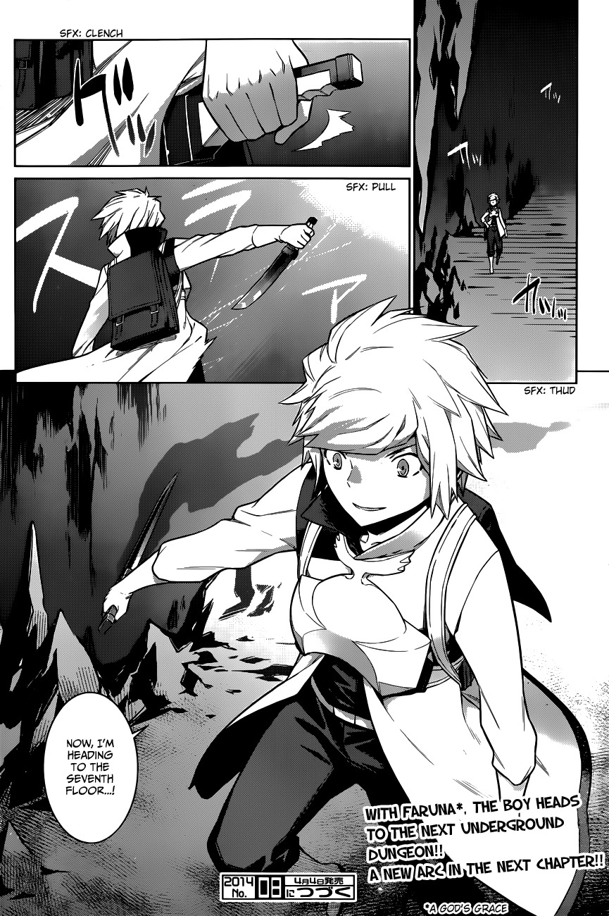 Dungeon ni Deai o Motomeru no wa Machigatte Iru Darou ka Chapter 13 page 22 - Chapter 13: Sonorous Cry