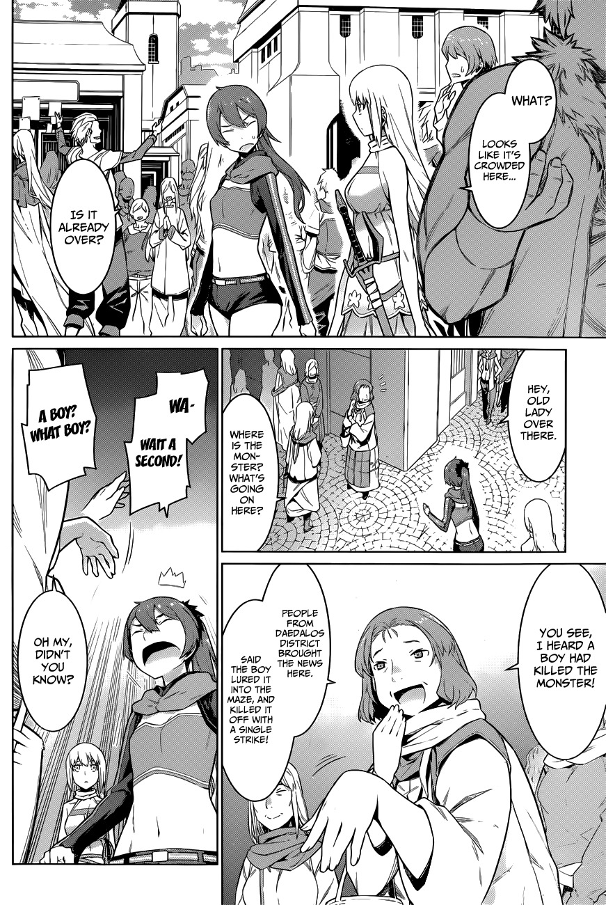 Dungeon ni Deai o Motomeru no wa Machigatte Iru Darou ka Chapter 13 page 5 - Chapter 13: Sonorous Cry