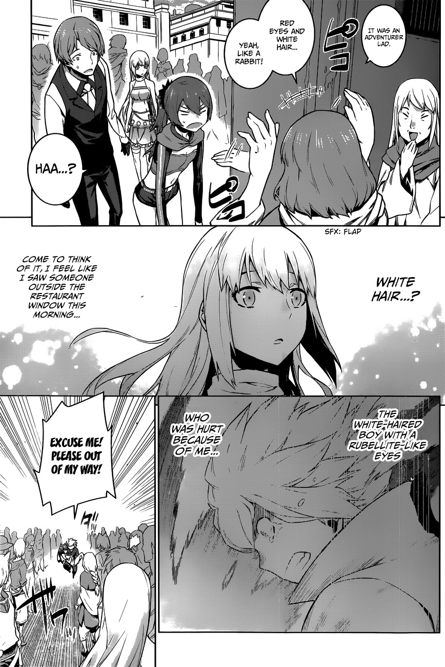 Dungeon ni Deai o Motomeru no wa Machigatte Iru Darou ka Chapter 13 page 6 - Chapter 13: Sonorous Cry