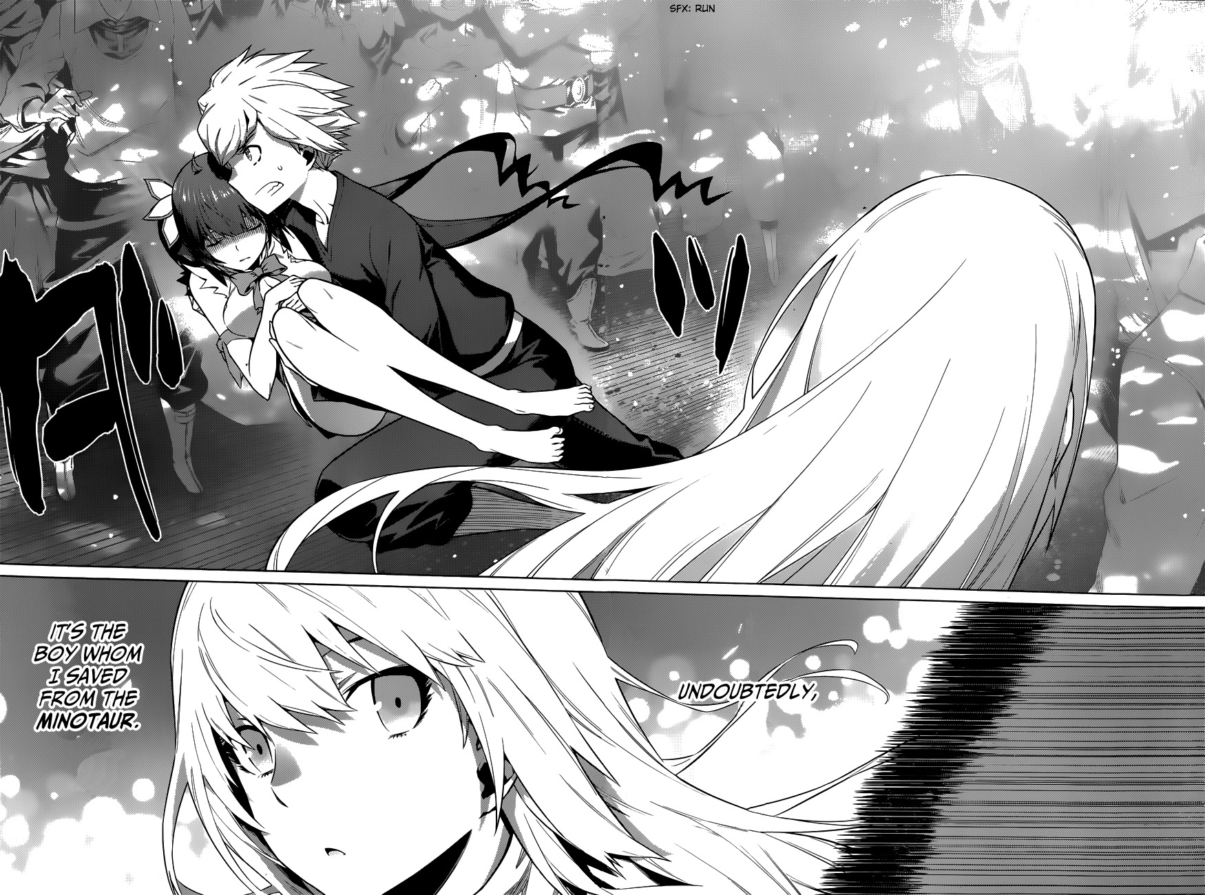 Dungeon ni Deai o Motomeru no wa Machigatte Iru Darou ka Chapter 13 page 7 - Chapter 13: Sonorous Cry