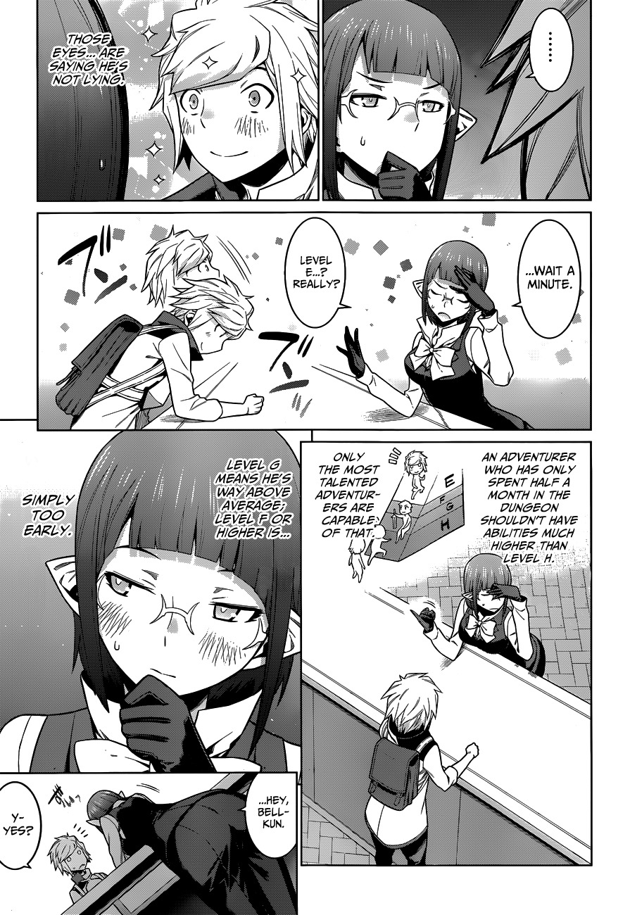 Dungeon ni Deai o Motomeru no wa Machigatte Iru Darou ka Chapter 14 page 12 - Chapter 14: A Meeting
