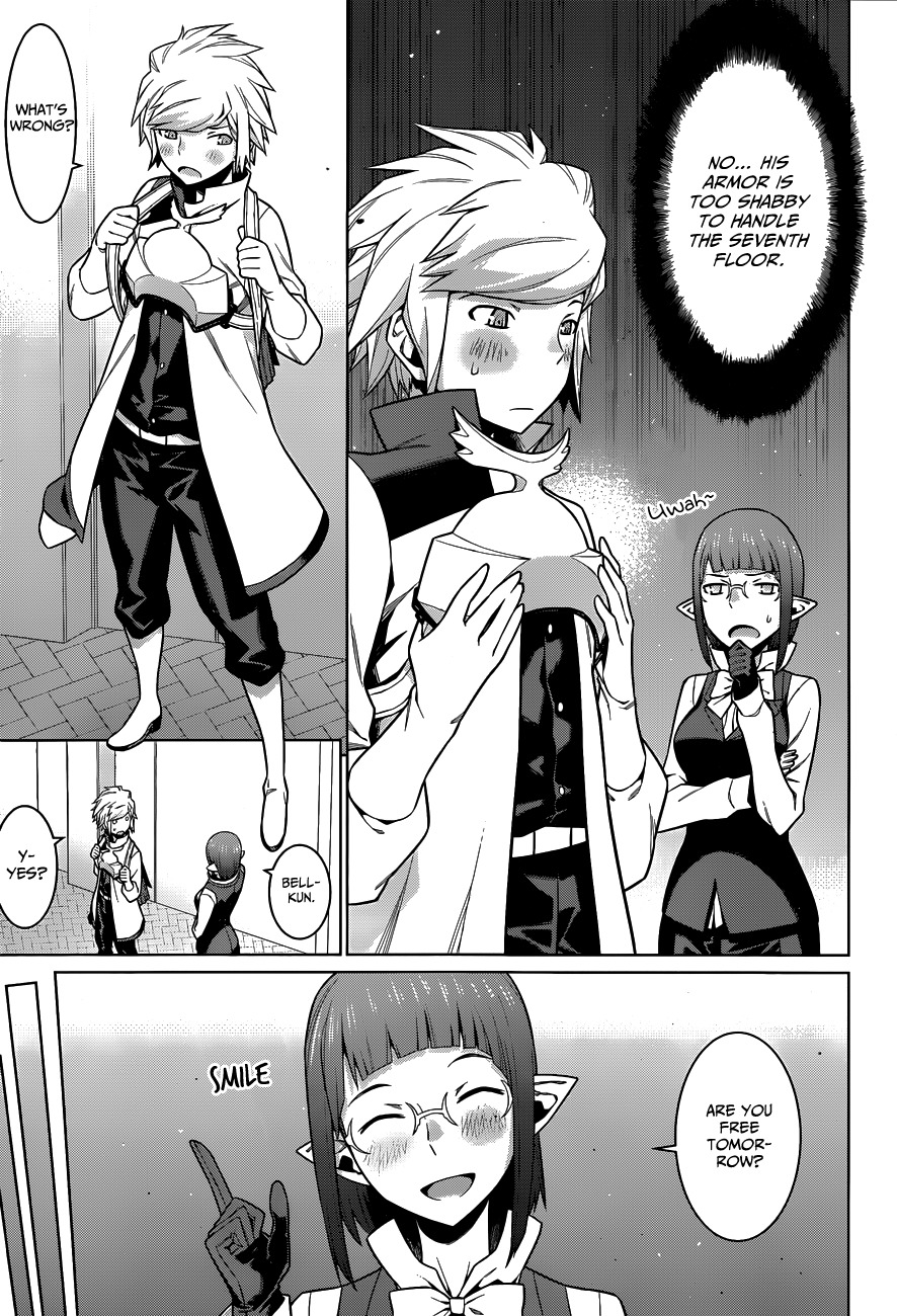 Dungeon ni Deai o Motomeru no wa Machigatte Iru Darou ka Chapter 14 page 16 - Chapter 14: A Meeting