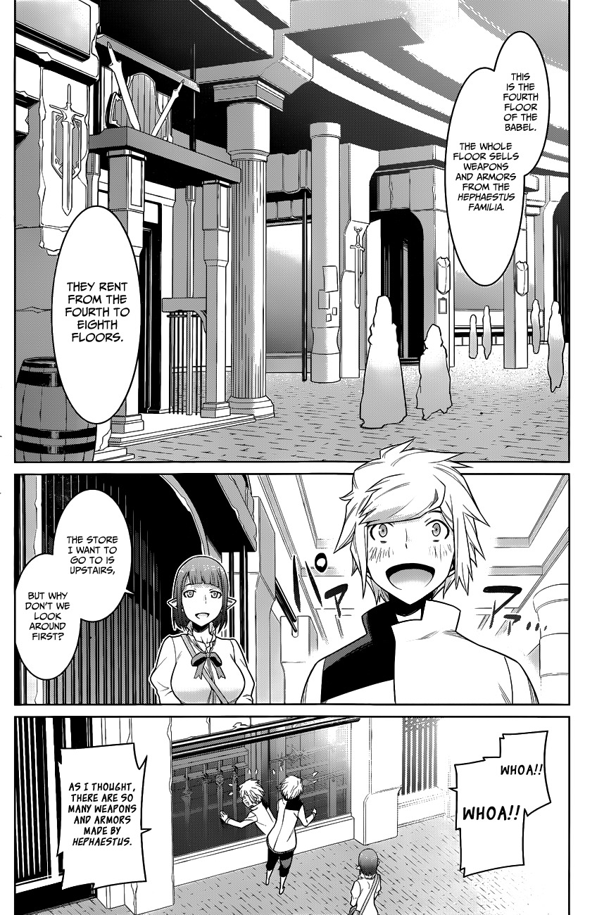 Dungeon ni Deai o Motomeru no wa Machigatte Iru Darou ka Chapter 14 page 21 - Chapter 14: A Meeting