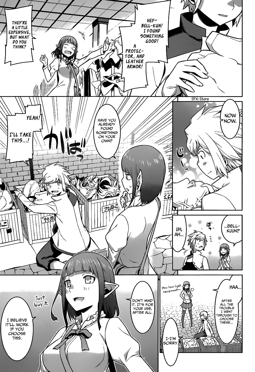Dungeon ni Deai o Motomeru no wa Machigatte Iru Darou ka Chapter 15 page 10 - Chapter 15: Shopping is Responsible For All Evils?!