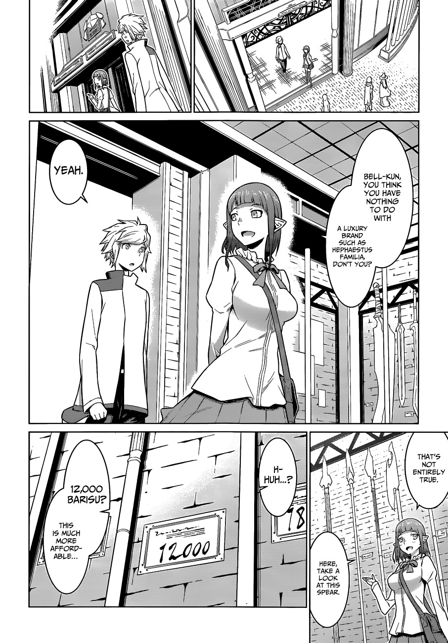 Dungeon ni Deai o Motomeru no wa Machigatte Iru Darou ka Chapter 15 page 5 - Chapter 15: Shopping is Responsible For All Evils?!