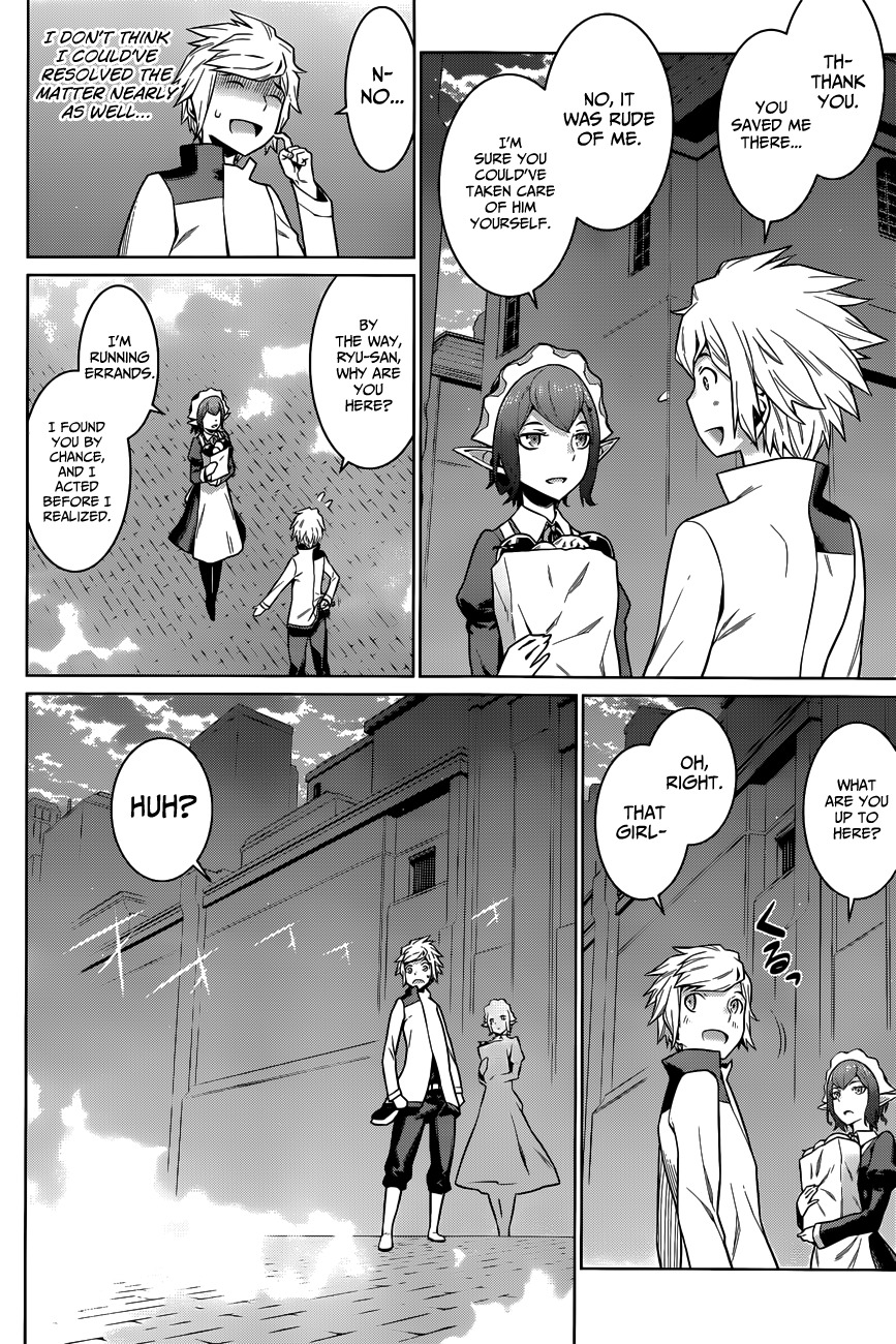 Dungeon ni Deai o Motomeru no wa Machigatte Iru Darou ka Chapter 16 page 7 - Chapter 16: The Circumstances of a Supporter's Work