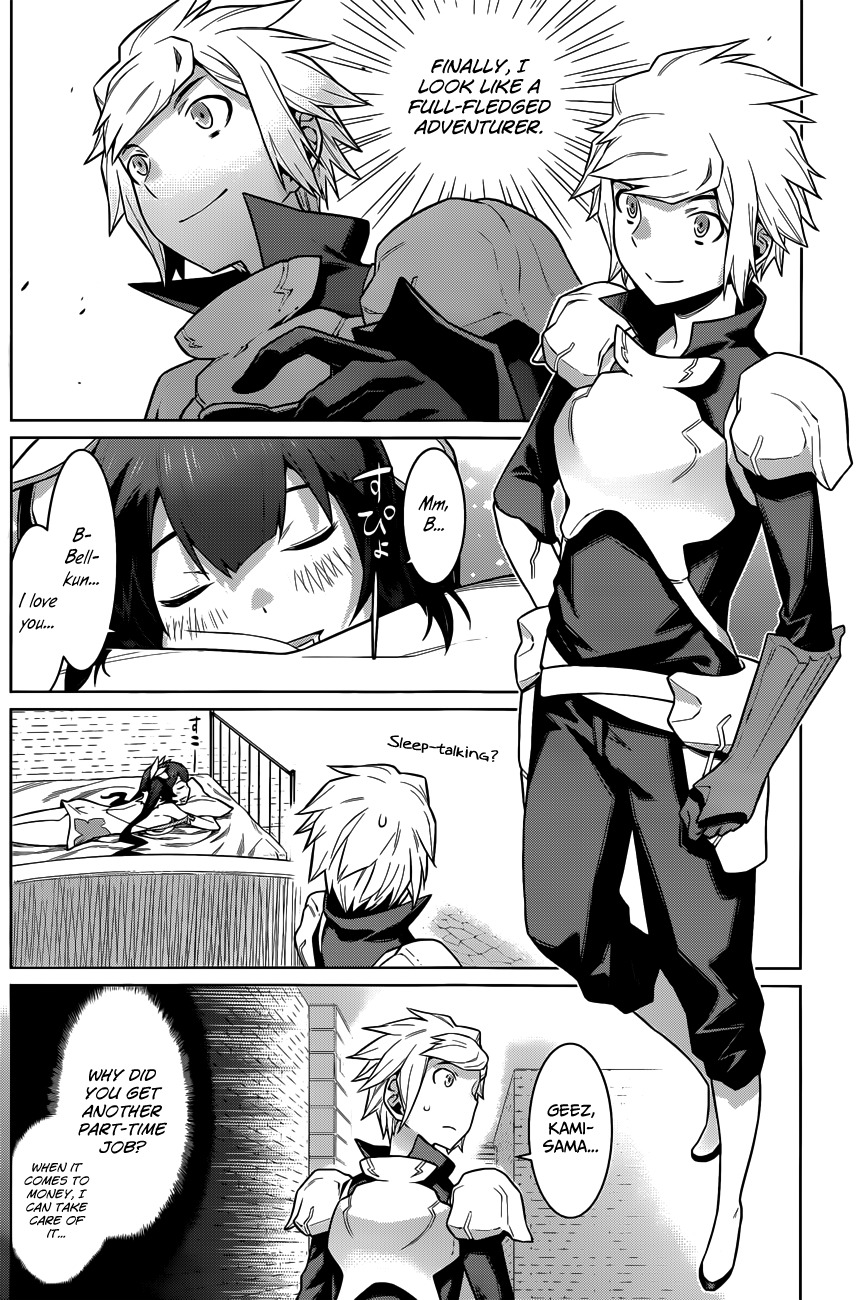 Dungeon ni Deai o Motomeru no wa Machigatte Iru Darou ka Chapter 16 page 9 - Chapter 16: The Circumstances of a Supporter's Work