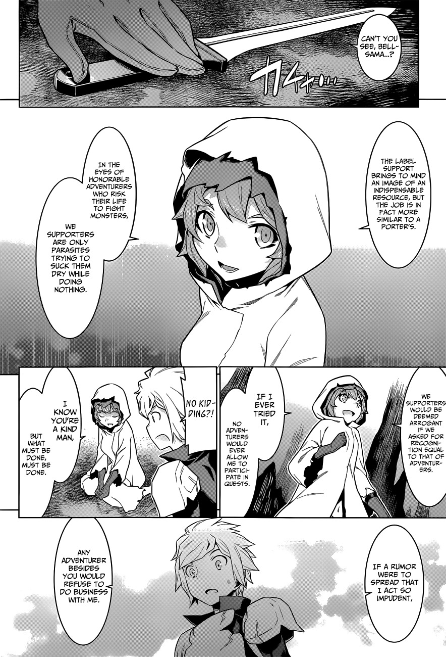 Dungeon ni Deai o Motomeru no wa Machigatte Iru Darou ka Chapter 17 page 15 - Chapter 17: A Trap Hidden in the Dungeon