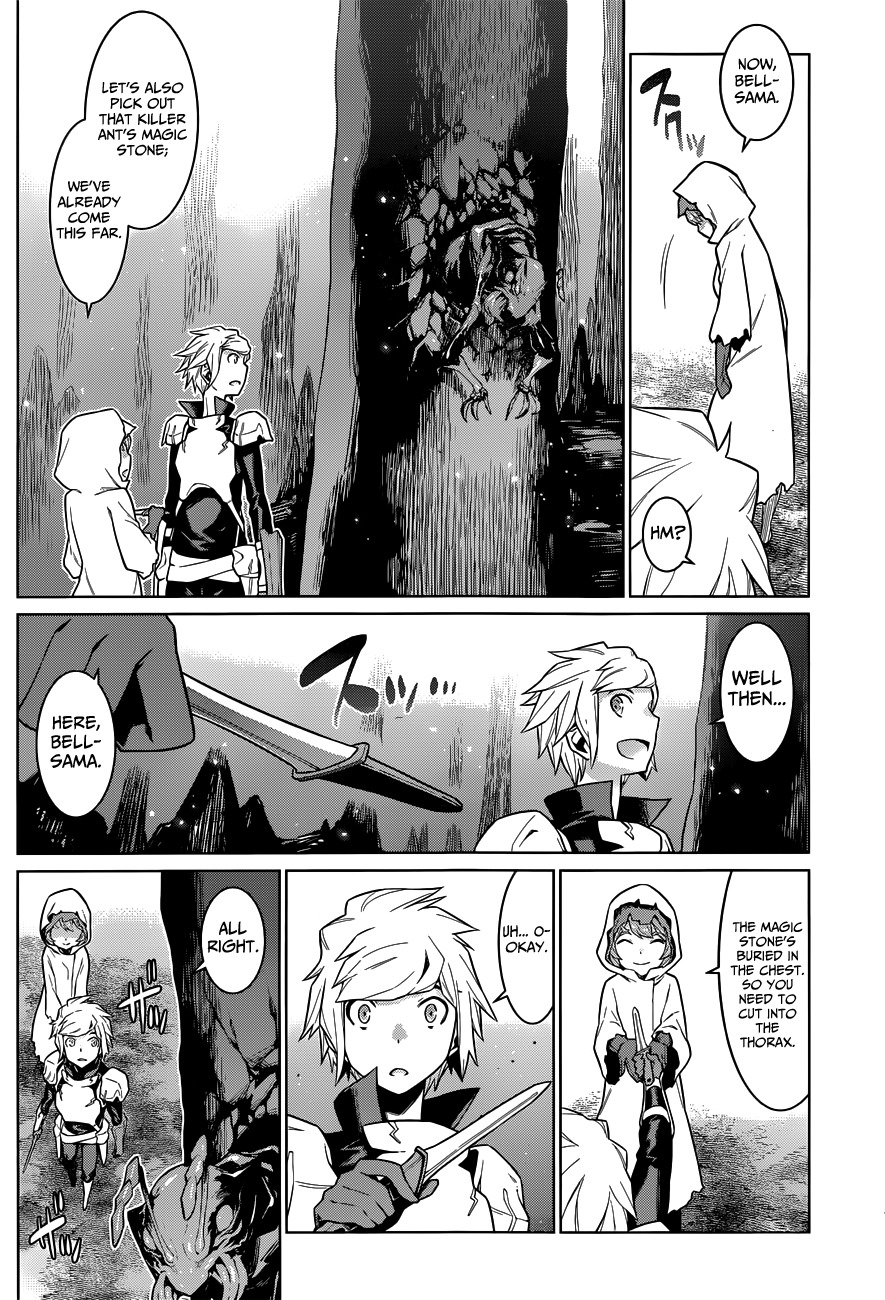 Dungeon ni Deai o Motomeru no wa Machigatte Iru Darou ka Chapter 17 page 19 - Chapter 17: A Trap Hidden in the Dungeon