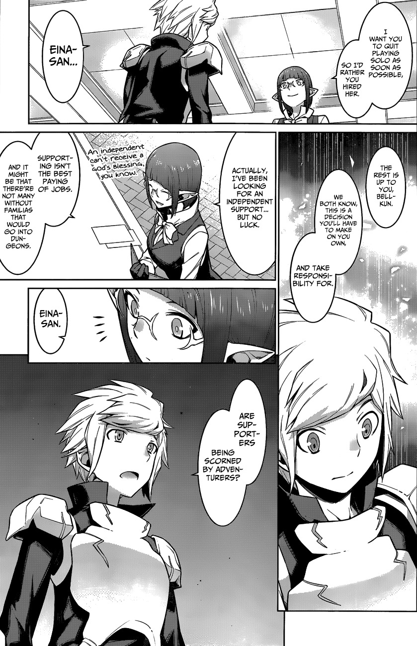 Dungeon ni Deai o Motomeru no wa Machigatte Iru Darou ka Chapter 18 page 8 - Chapter 18: Big Mistakes and Big Miscalculations