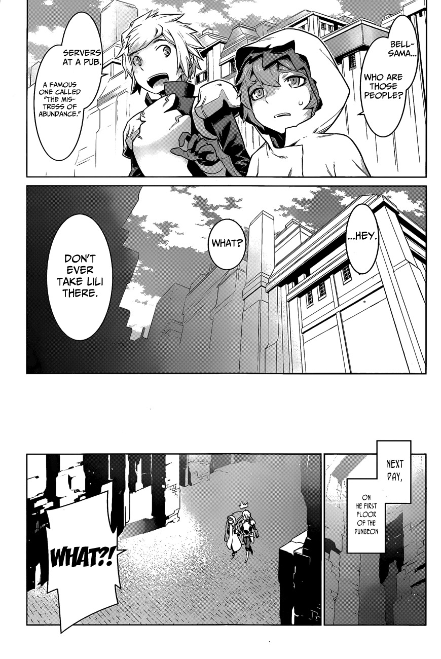 Dungeon ni Deai o Motomeru no wa Machigatte Iru Darou ka Chapter 19 page 12 - Chapter 19: A Great Misunderstanding?!