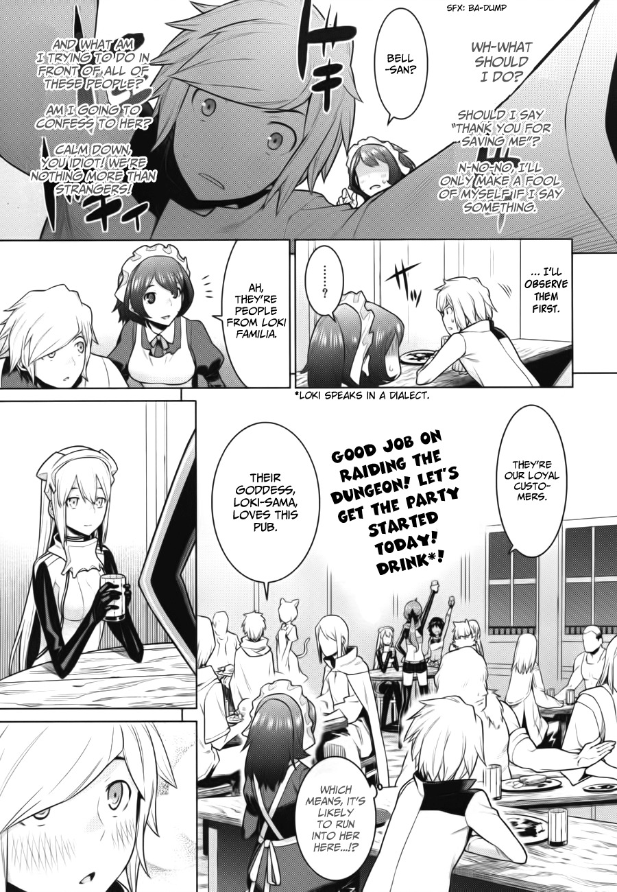 Dungeon ni Deai o Motomeru no wa Machigatte Iru Darou ka Chapter 2 page 11 - Chapter 2: So I'm Running