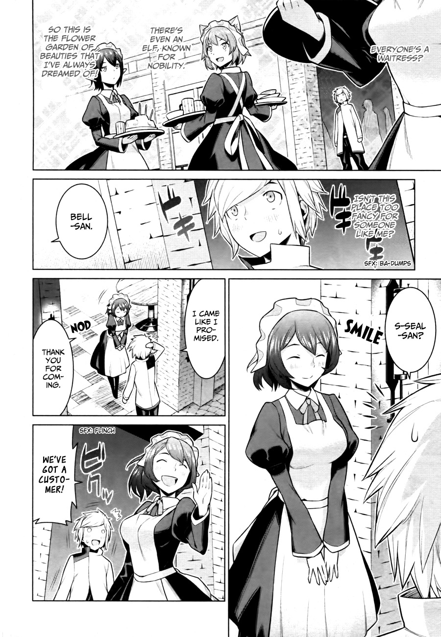 Dungeon ni Deai o Motomeru no wa Machigatte Iru Darou ka Chapter 2 page 6 - Chapter 2: So I'm Running