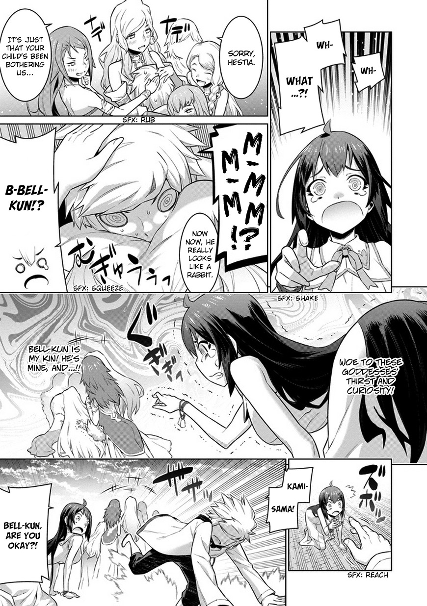 Dungeon ni Deai o Motomeru no wa Machigatte Iru Darou ka Chapter 21 page 8 - Chapter 21: The Calm Before the Storm!?