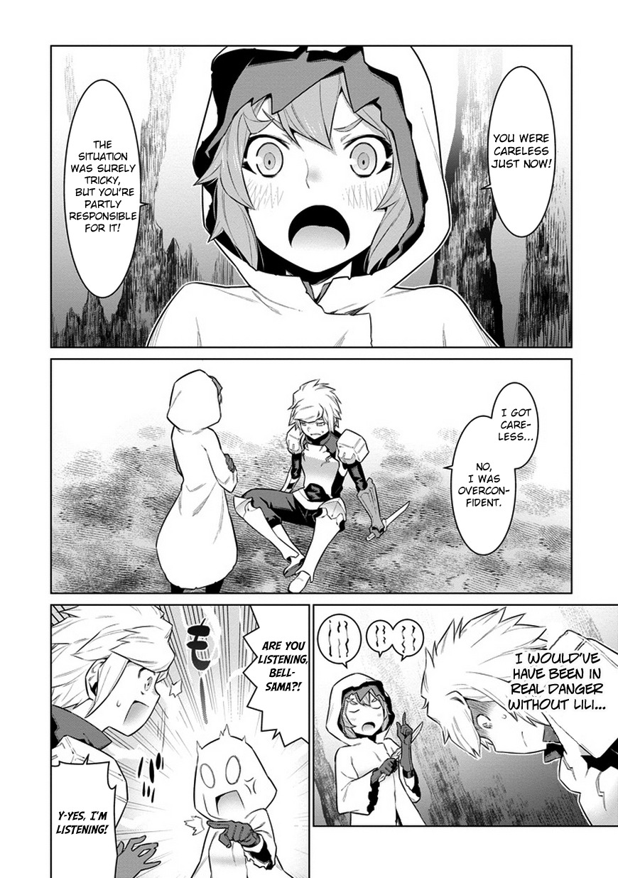 Dungeon ni Deai o Motomeru no wa Machigatte Iru Darou ka Chapter 22 page 16 - Chapter 22: Do Not Let Your Guard Down!