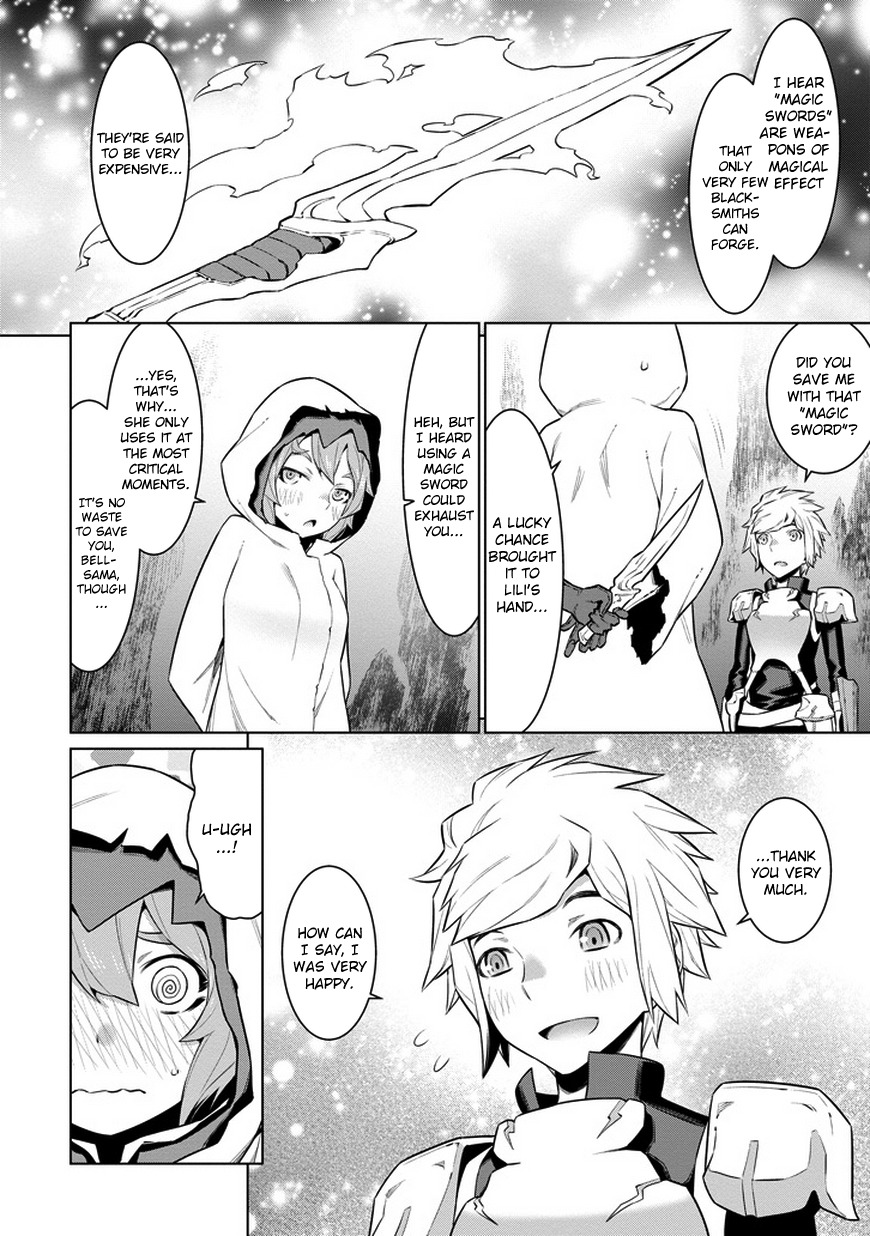 Dungeon ni Deai o Motomeru no wa Machigatte Iru Darou ka Chapter 22 page 18 - Chapter 22: Do Not Let Your Guard Down!