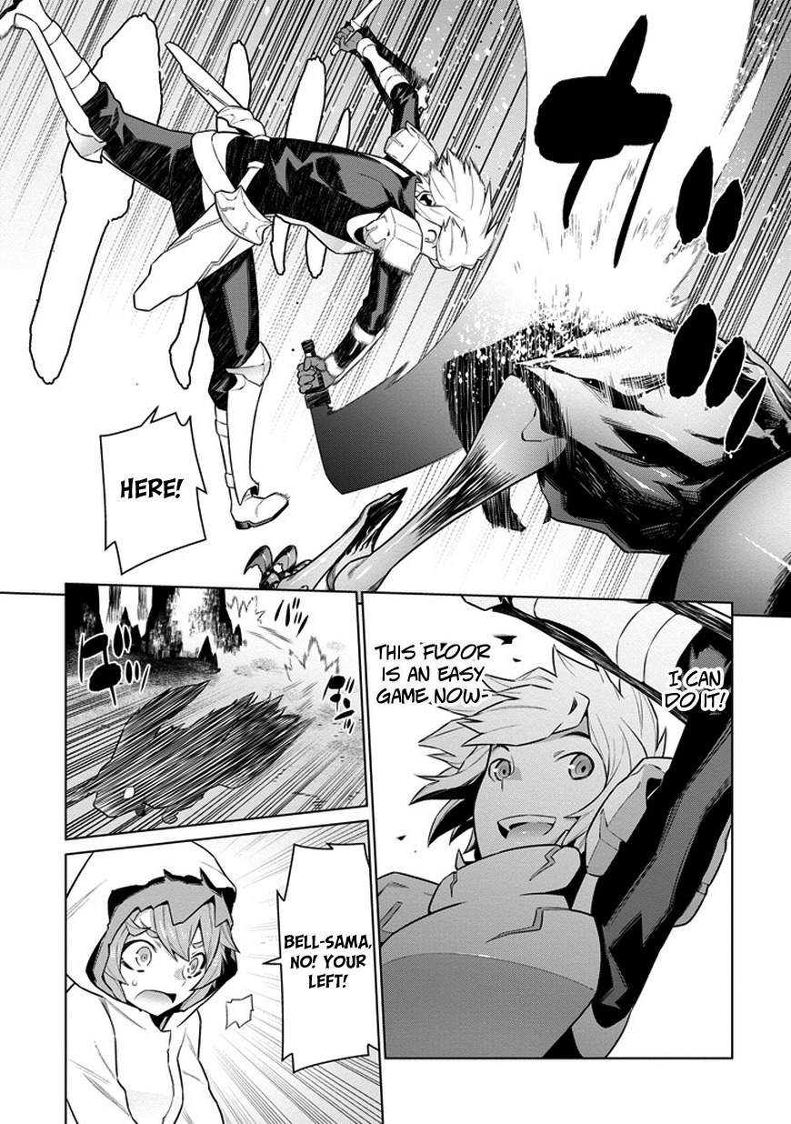 Dungeon ni Deai o Motomeru no wa Machigatte Iru Darou ka Chapter 22 page 8 - Chapter 22: Do Not Let Your Guard Down!