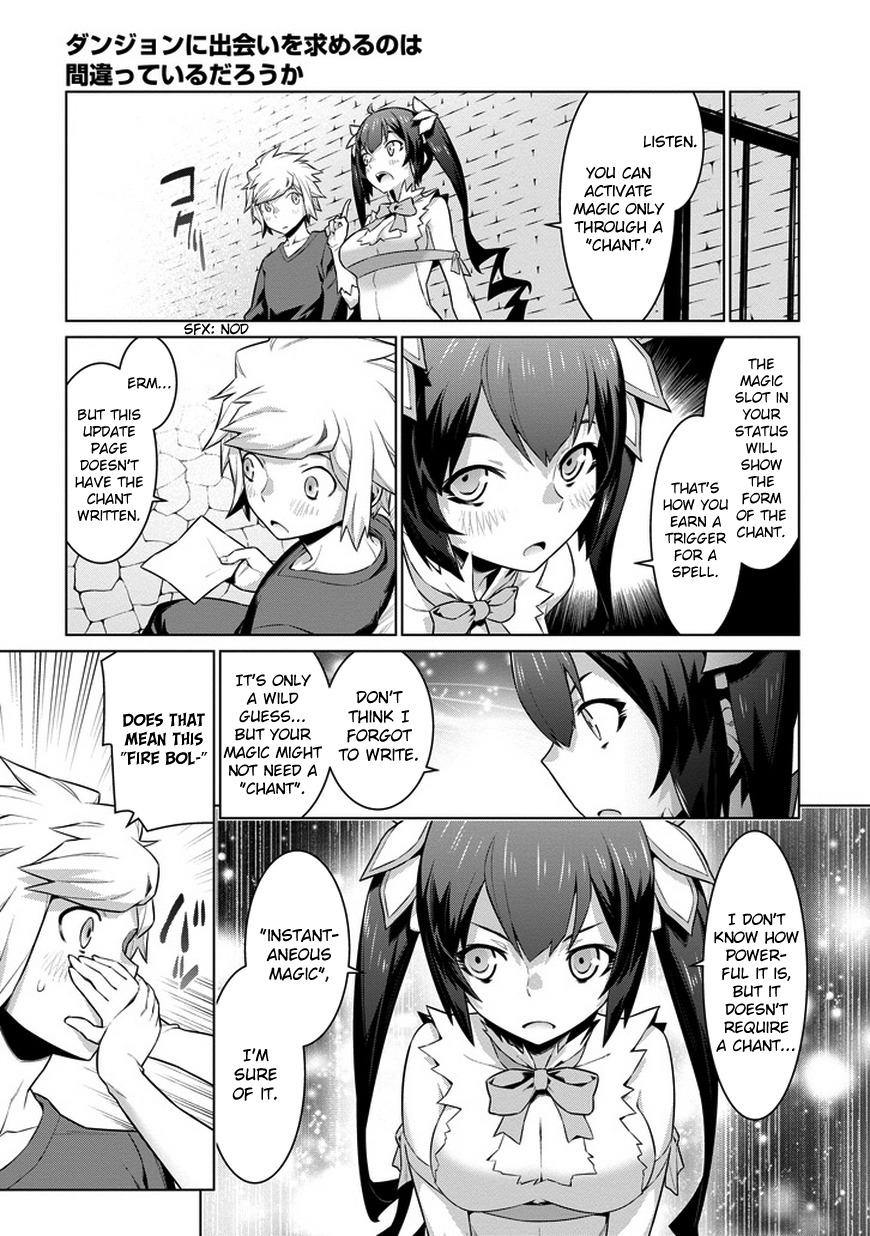 Dungeon ni Deai o Motomeru no wa Machigatte Iru Darou ka Chapter 23 page 20 - Chapter 23: Manifestation