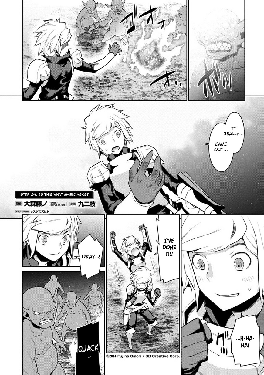 Dungeon ni Deai o Motomeru no wa Machigatte Iru Darou ka Chapter 24 page 4 - Chapter 24: Is This What Magic Asks