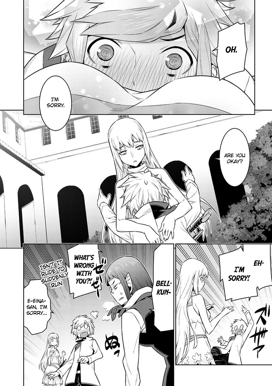 Dungeon ni Deai o Motomeru no wa Machigatte Iru Darou ka Chapter 31 page 11 - Chapter 31: The Youth and the Sword Princess