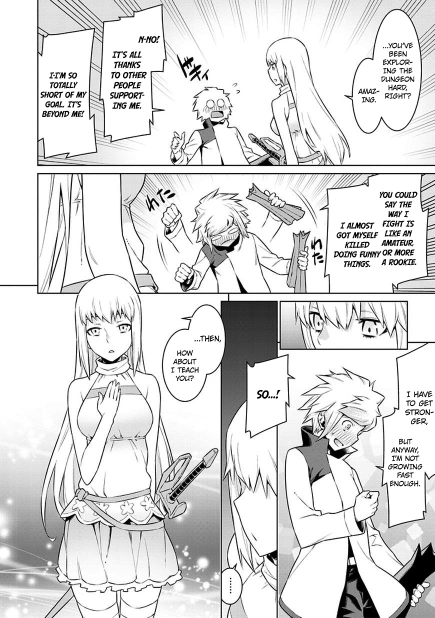 Dungeon ni Deai o Motomeru no wa Machigatte Iru Darou ka Chapter 31 page 17 - Chapter 31: The Youth and the Sword Princess