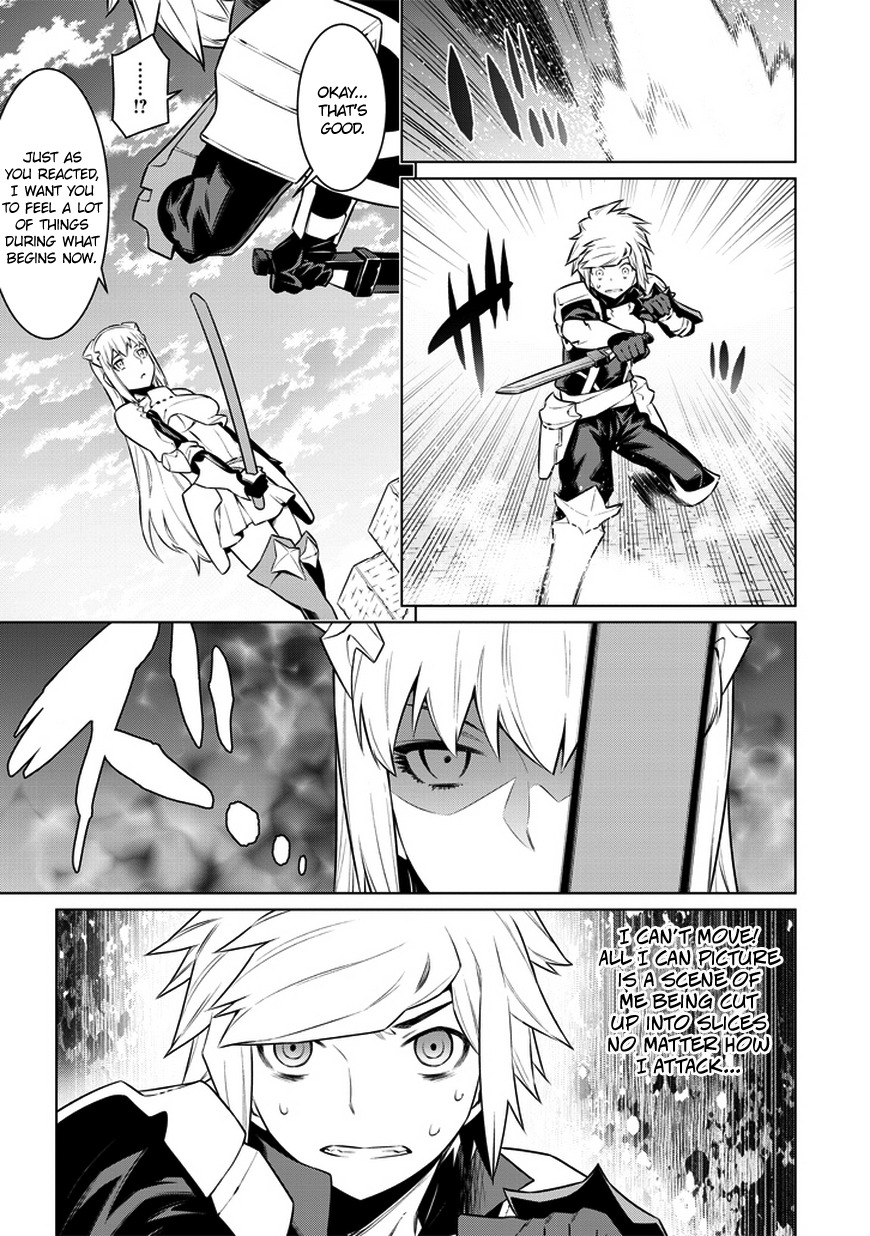 Dungeon ni Deai o Motomeru no wa Machigatte Iru Darou ka Chapter 32 page 11 - Chapter 32: The Sword Princess and Her Special Training