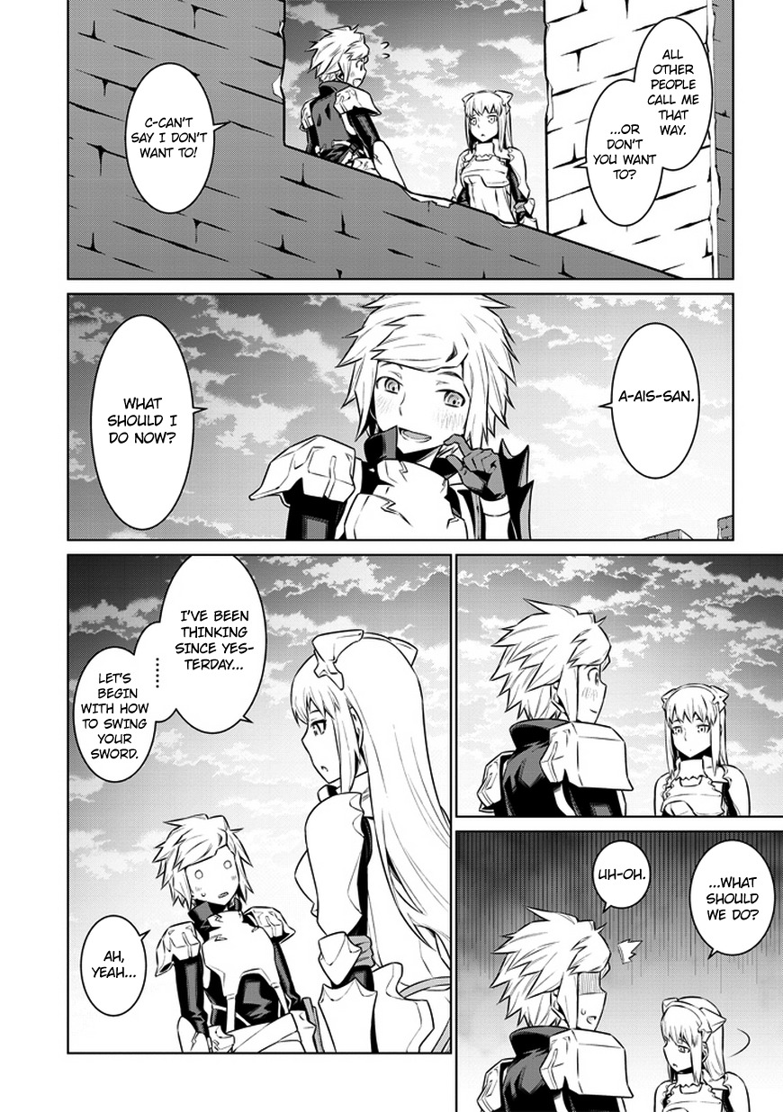 Dungeon ni Deai o Motomeru no wa Machigatte Iru Darou ka Chapter 32 page 6 - Chapter 32: The Sword Princess and Her Special Training