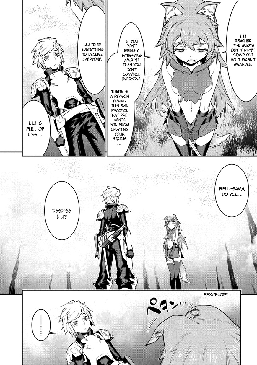 Dungeon ni Deai o Motomeru no wa Machigatte Iru Darou ka Chapter 34 page 22 - Chapter 34: Party Play