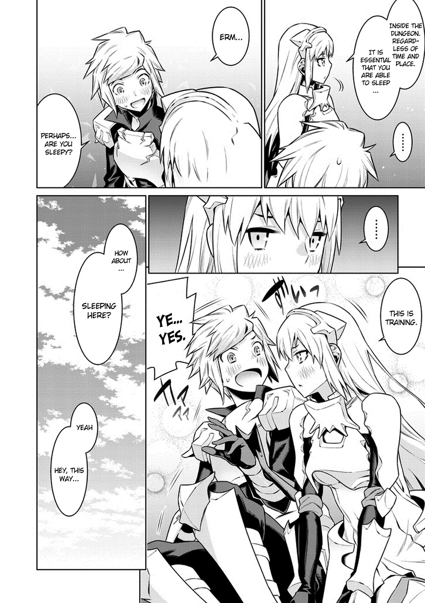 Dungeon ni Deai o Motomeru no wa Machigatte Iru Darou ka Chapter 35 page 14 - Chapter 35: Outbreak of Holy War