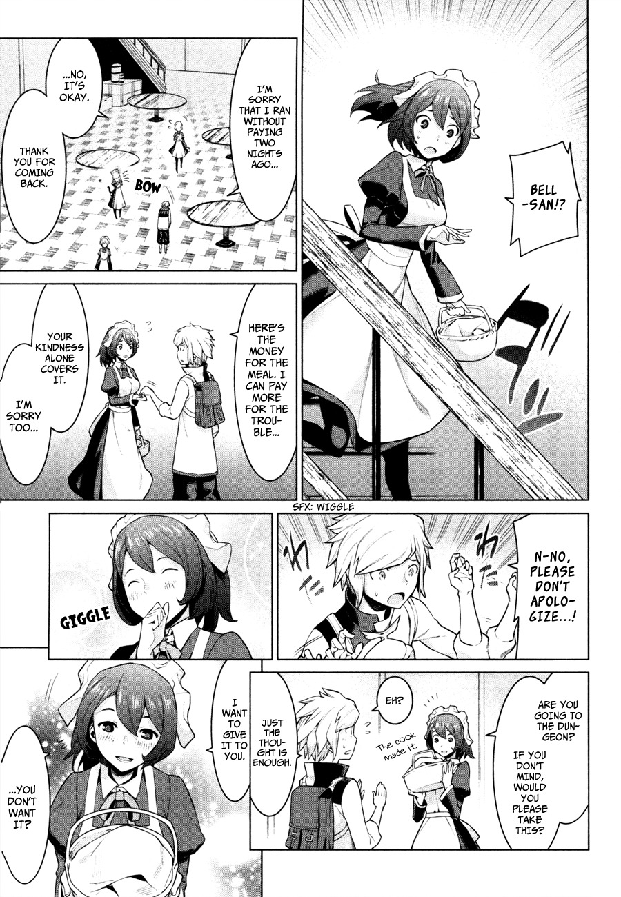 Dungeon ni Deai o Motomeru no wa Machigatte Iru Darou ka Chapter 4 page 11 - Chapter 4: I Want to Support You