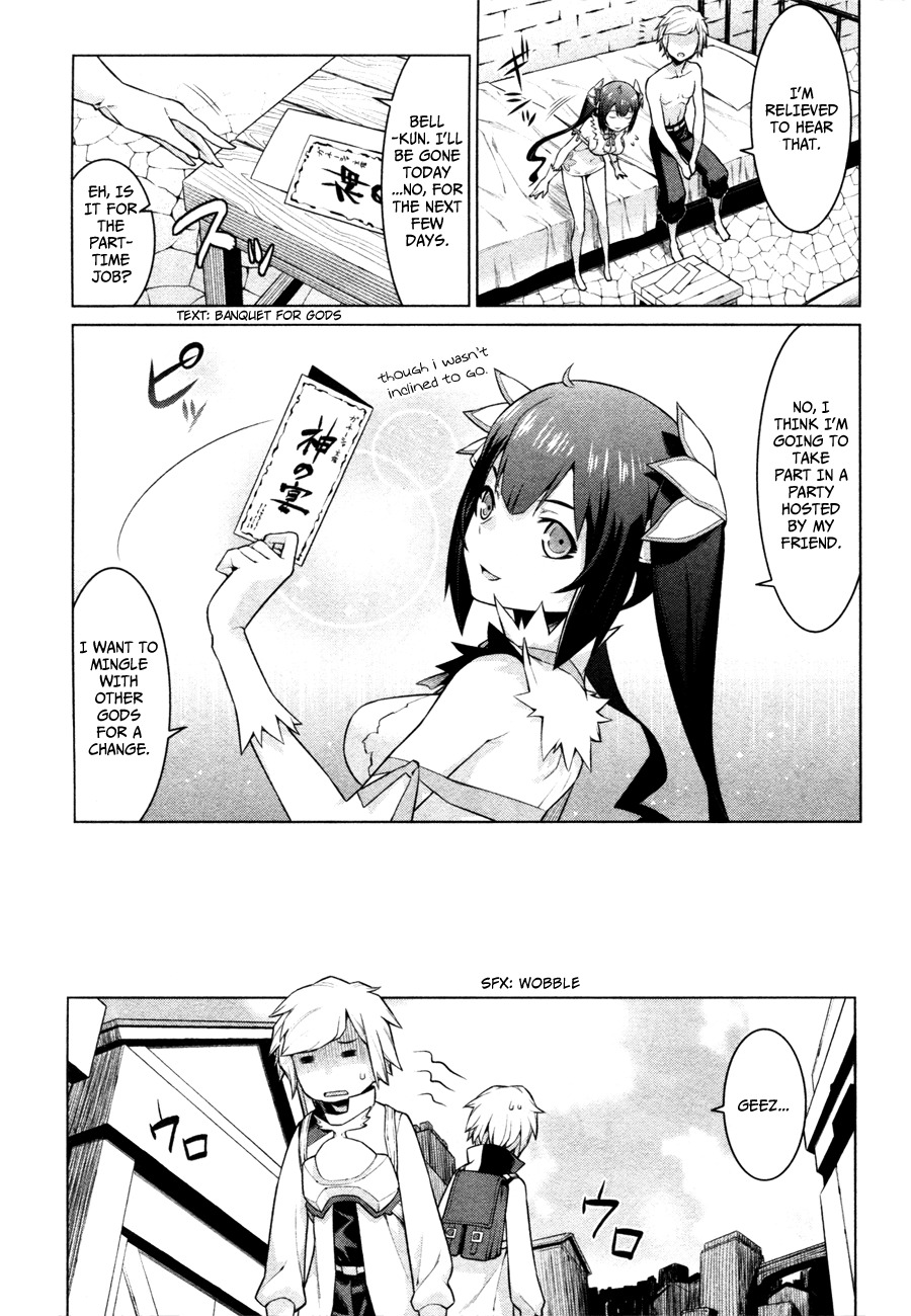 Dungeon ni Deai o Motomeru no wa Machigatte Iru Darou ka Chapter 4 page 9 - Chapter 4: I Want to Support You
