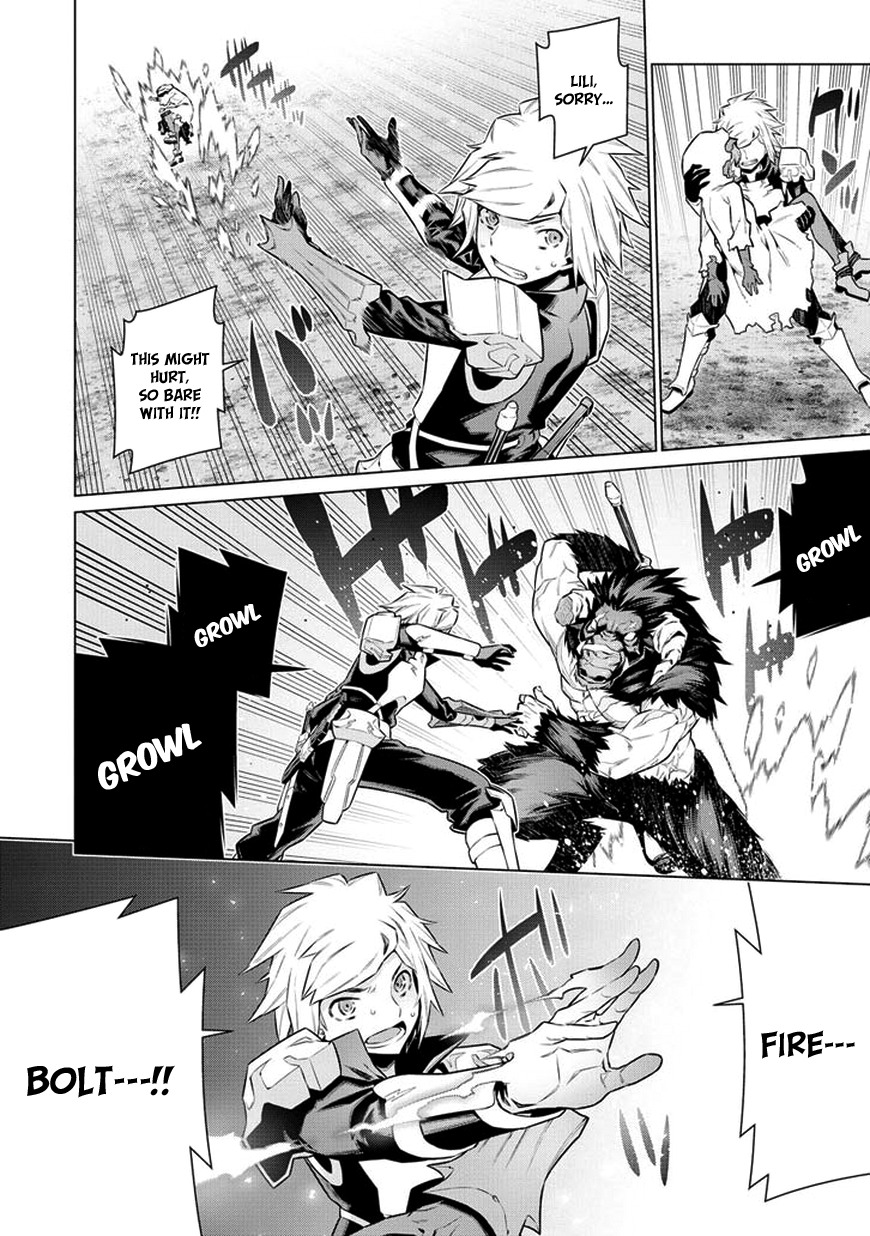 Dungeon ni Deai o Motomeru no wa Machigatte Iru Darou ka Chapter 40 page 10 - Chapter 40: A Desperate Predicament