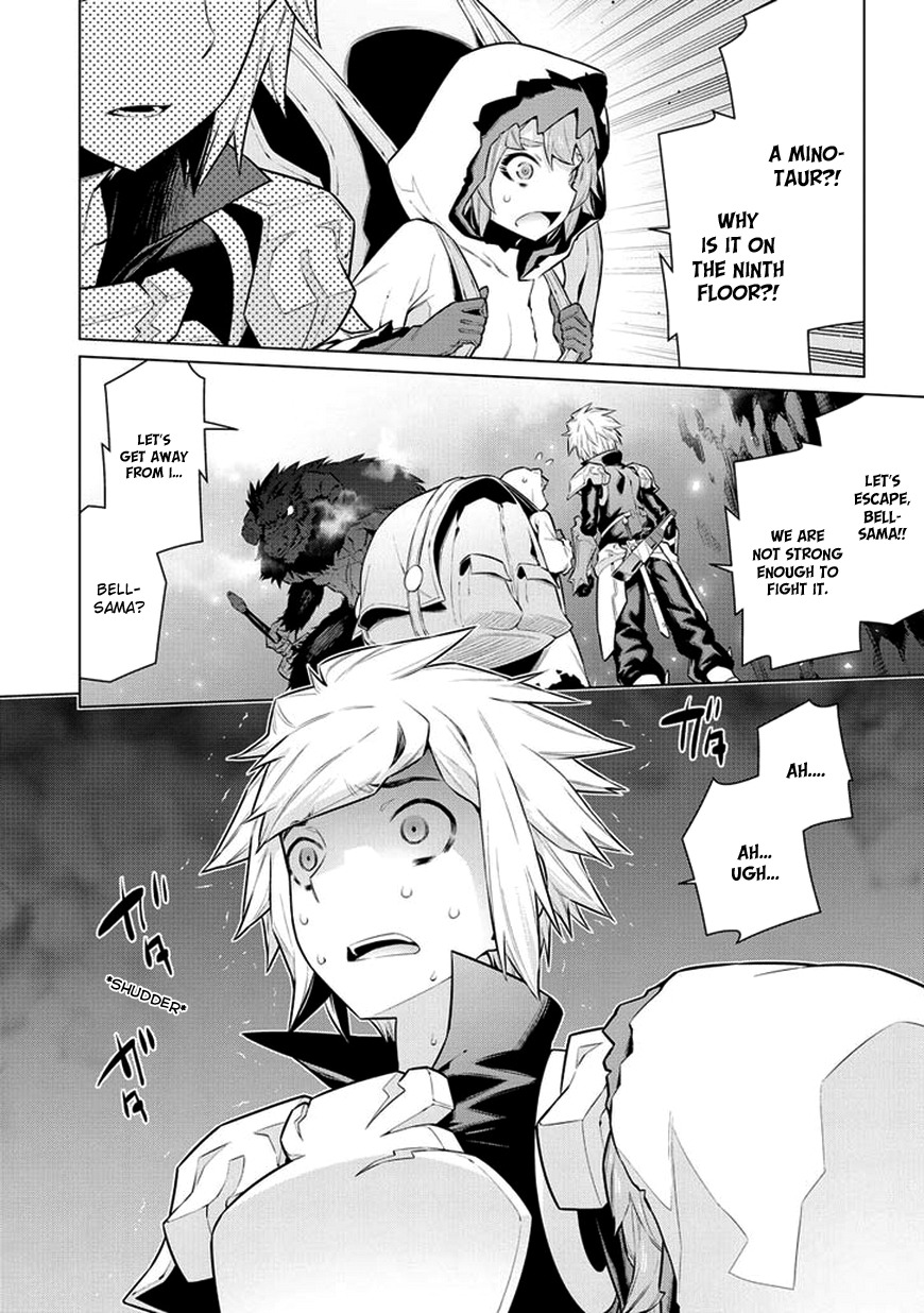 Dungeon ni Deai o Motomeru no wa Machigatte Iru Darou ka Chapter 40 page 6 - Chapter 40: A Desperate Predicament
