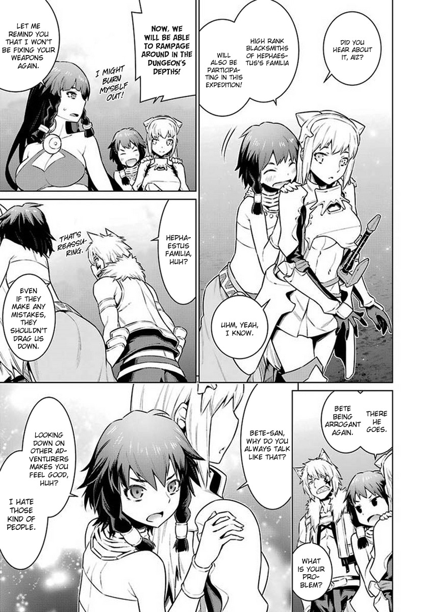 Dungeon ni Deai o Motomeru no wa Machigatte Iru Darou ka Chapter 41 page 14 - Chapter 41: What It Means To Be A Hero