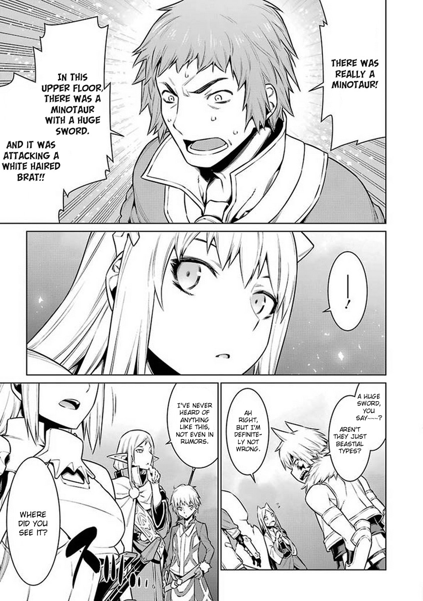 Dungeon ni Deai o Motomeru no wa Machigatte Iru Darou ka Chapter 41 page 18 - Chapter 41: What It Means To Be A Hero