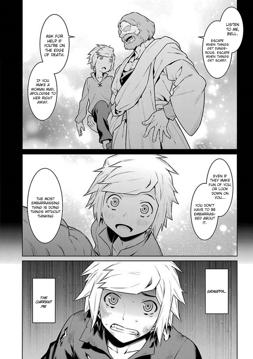 Dungeon ni Deai o Motomeru no wa Machigatte Iru Darou ka Chapter 41 page 5 - Chapter 41: What It Means To Be A Hero