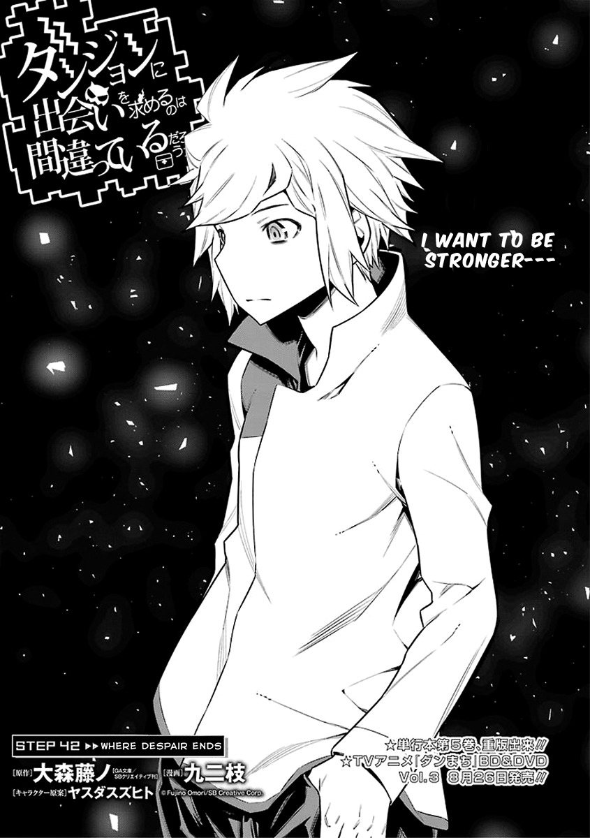 Dungeon ni Deai o Motomeru no wa Machigatte Iru Darou ka Chapter 42 page 3 - Chapter 42: Where Despair Ends