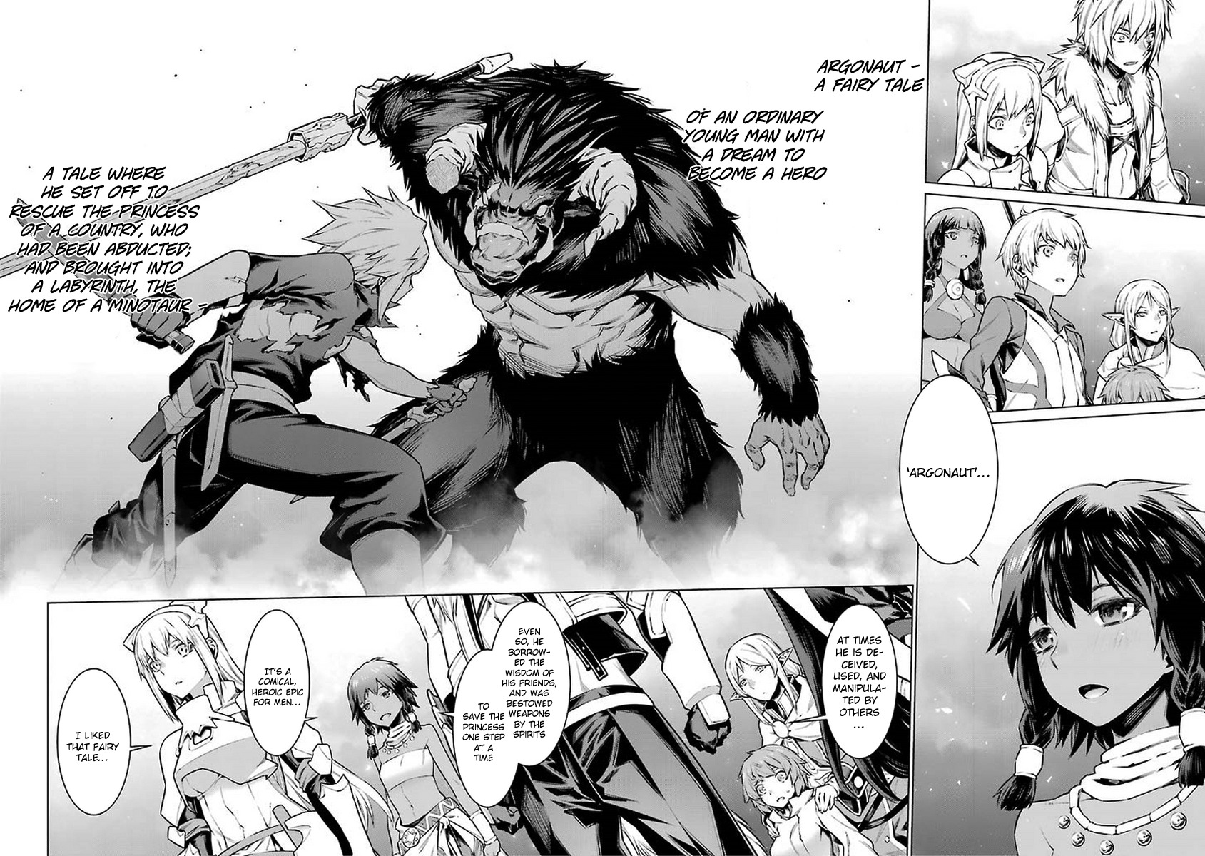 Dungeon ni Deai o Motomeru no wa Machigatte Iru Darou ka Chapter 44 page 5 - Chapter 44: Aspiring Hero