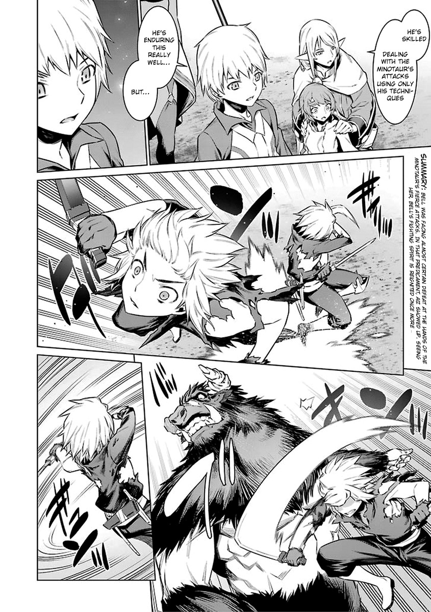 Dungeon ni Deai o Motomeru no wa Machigatte Iru Darou ka Chapter 44 page 8 - Chapter 44: Aspiring Hero
