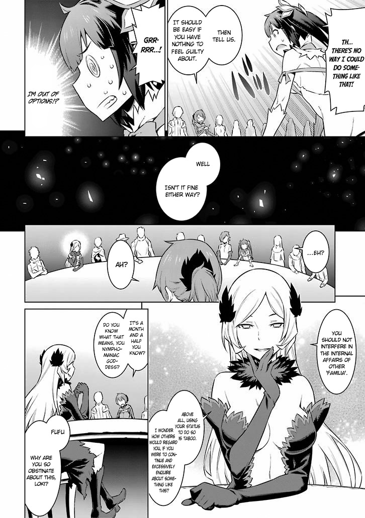 Dungeon ni Deai o Motomeru no wa Machigatte Iru Darou ka Chapter 48 page 14 - Chapter 48: Raising the Curtain on the Gods' Meeting