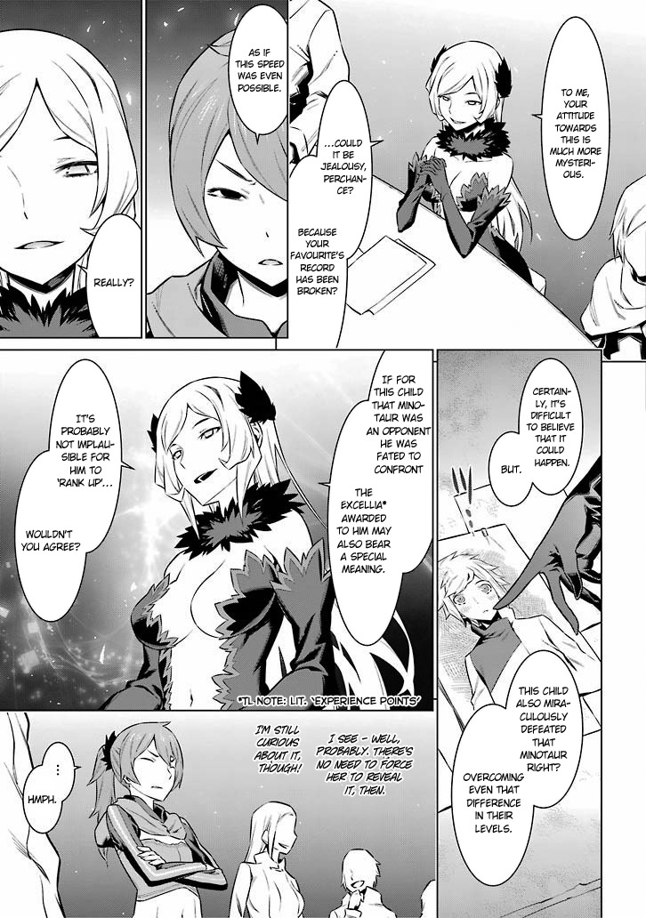 Dungeon ni Deai o Motomeru no wa Machigatte Iru Darou ka Chapter 48 page 15 - Chapter 48: Raising the Curtain on the Gods' Meeting