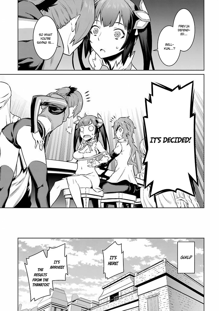 Dungeon ni Deai o Motomeru no wa Machigatte Iru Darou ka Chapter 48 page 19 - Chapter 48: Raising the Curtain on the Gods' Meeting
