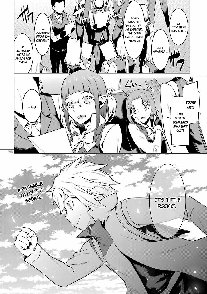 Dungeon ni Deai o Motomeru no wa Machigatte Iru Darou ka Chapter 48 page 20 - Chapter 48: Raising the Curtain on the Gods' Meeting